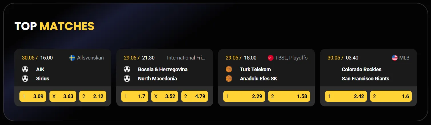 DonBet Casino sports betting options